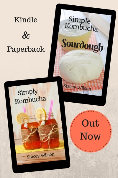 Simple Kombucha Sourdough and Simply Kombucha available in ebook and paperback